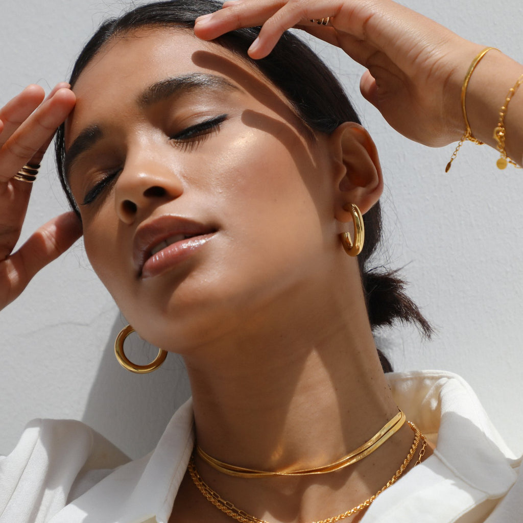 Chubby Hoop Earrings