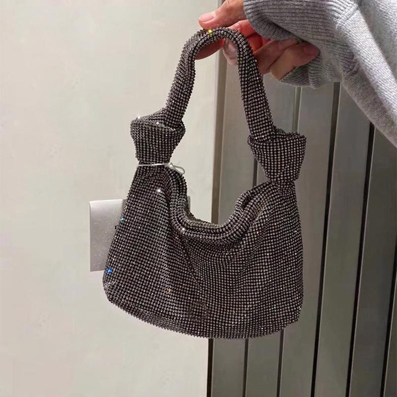 Crystal-Embellished Mini Bag
