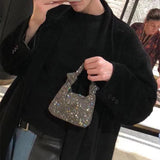 Crystal-Embellished Mini Bag