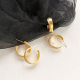 Dahlia Hoop Earrings