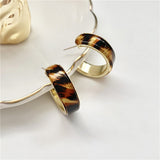 Leopard Slide Earrings