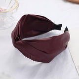 Melanie Faux Leather Headband