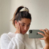 Samantha Ribbed Scrunchie