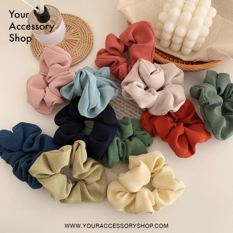 Samantha Ribbed Scrunchie