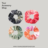Velvet Tie Dye Scrunchie