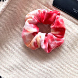 Velvet Tie Dye Scrunchie