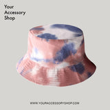 W Reversible Tie Dye Bucket Hat